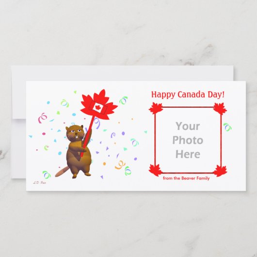 Happy Canada Day Beaver (Vorderseite)