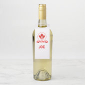 Happy Canada Day Bottle Hanger Flaschenanhänger (Auf Flasche)
