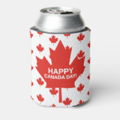 Happy Canada Day Can Cooler Dosenkühler (Kanne Rückseite)