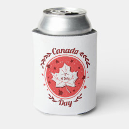 Happy Canada Day Can Cooler Dosenkühler