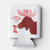 Happy Canada Day Can Cooler Dosenkühler (Rückseite)