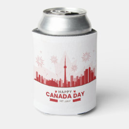 Happy Canada Day Can Cooler Dosenkühler
