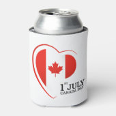 Happy Canada Day Can Cooler Dosenkühler (Kanne Vorderseite)
