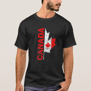 Happy Canada Day Canadian Flag Rentier Patriotic T-Shirt