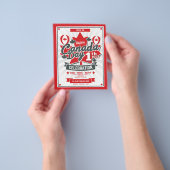 Happy Canada Day Celebration 1. Juli Party Einladu Flyer (Gruppe)