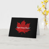 Happy Canada Day eh! Karte (Gelbe Blume)