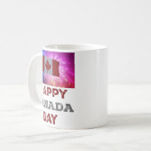 Happy Canada Day Fireworks Kaffeetasse (Vorderseite Links)
