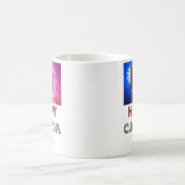 Happy Canada Day Fireworks Kaffeetasse (Mittel)