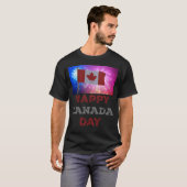 Happy Canada Day Fireworks T-Shirt (Vorne ganz)
