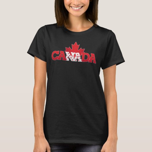Happy Canada Day Flag Canada Funny T-Shirt (Vorderseite)
