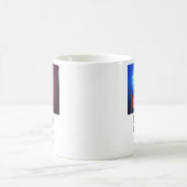 Happy Canada Day Flag & Fireworks Kaffeetasse (Mittel)