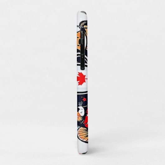 Happy Canada Day Fun Case-Mate iPhone Hülle (Hinten/Links)