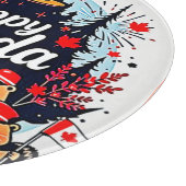 Happy Canada Day Fun Schneidebrett (Ecke)