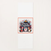 Happy Canada Day Fun Yogamatte (Rückseite)