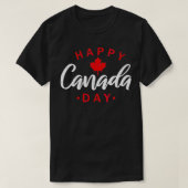 Happy Canada Day  Funny Maple Leaf Canadian Flag K T-Shirt (Design vorne)