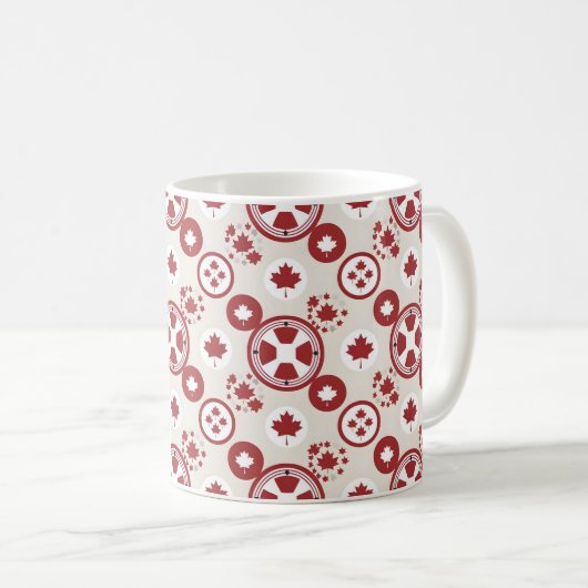 Happy Canada Day Gift Idea Kaffeetasse (VorderseiteRechts)