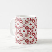 Happy Canada Day Gift Idea Kaffeetasse (Vorderseite Links)