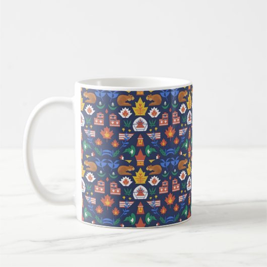 Happy Canada Day Gift Idea Kaffeetasse (Links)