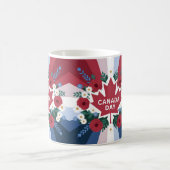 Happy Canada Day Kaffeetasse (Mittel)