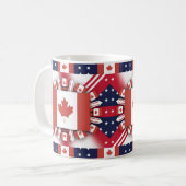 Happy Canada Day Kaffeetasse (Vorderseite Links)
