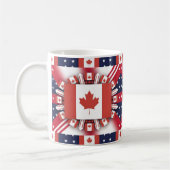 Happy Canada Day Kaffeetasse (Links)