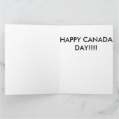 Happy Canada Day Karte (Innenseite)