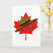Happy Canada Day Karte (Gelbe Blume)