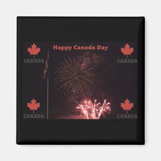 Happy Canada Day Magnet (Vorne)
