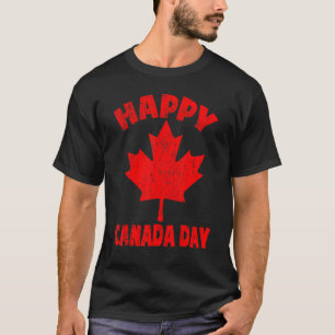 Happy Canada Day Maple Leaf Canada Day Kids Toddl T-Shirt