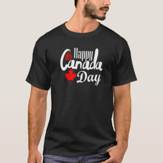 Happy Canada Day Maple Leaf Kanadische Flagge Kind T-Shirt