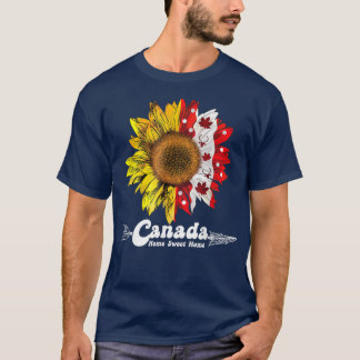 Happy Canada Day Maple Sonnenblume 1. Juli unabhän T-Shirt