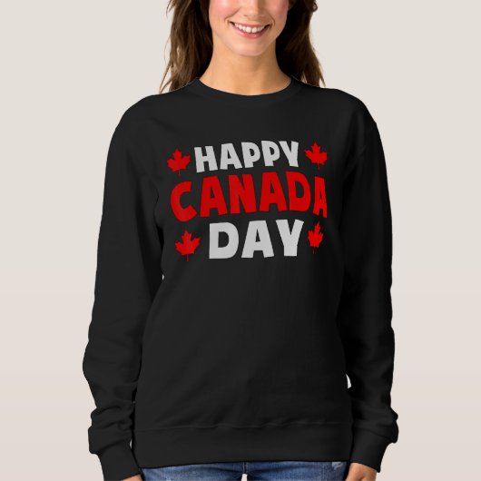 Happy Canada Day Niedlich Maple Leaf Canada Day Me Sweatshirt (Vorderseite)