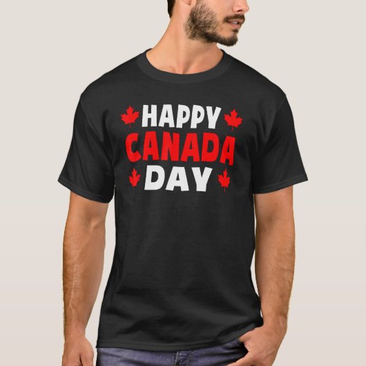 Happy Canada Day Niedlich Maple Leaf Canada Day Me T-Shirt (Vorderseite)
