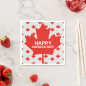 Happy Canada Day Paper Napkins Serviette (Beispiel)