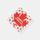 Happy Canada Day Paper Napkins Serviette (Ecke)