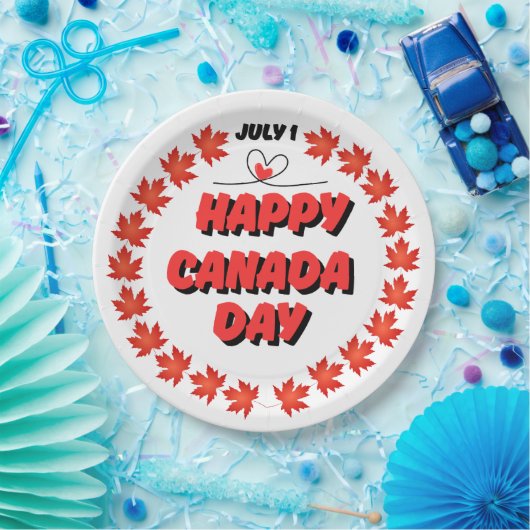 Happy Canada Day Pappteller (Party)