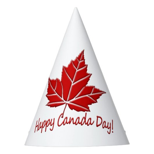 Happy Canada Day Party Hats Festive Canada Hats Partyhütchen (Vorderseite)
