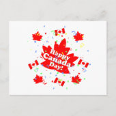 Happy Canada Day Party Postkarte (Vorderseite)
