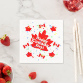 Happy Canada Day Party Serviette (Beispiel)