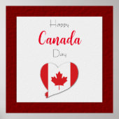 Happy Canada Day Poster (Vorne)