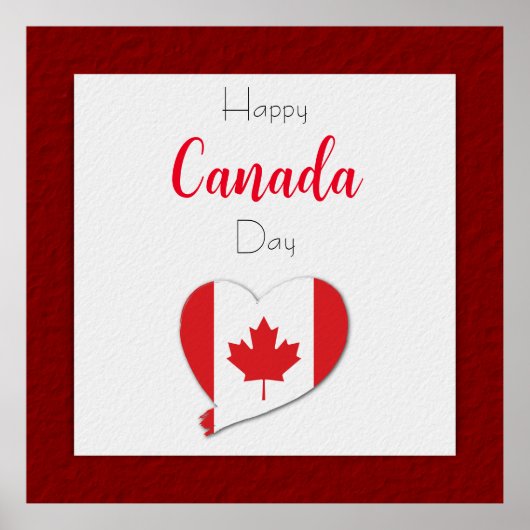 Happy Canada Day Poster (Vorne)