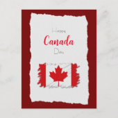 Happy Canada Day Postkarte (Vorderseite)