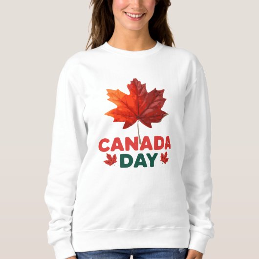 Happy Canada Day Sweatshirt (Vorderseite)