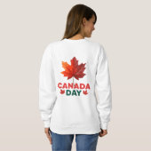 Happy Canada Day Sweatshirt (Schwarz voll)