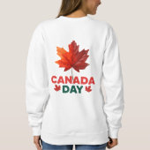Happy Canada Day Sweatshirt (Rückseite)