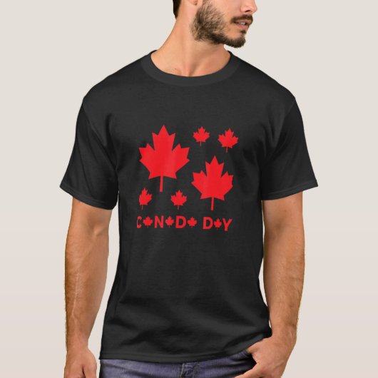 Happy Canada Day T-Shirt (Vorderseite)