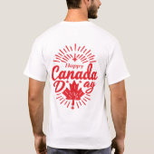 Happy Canada Day T - Shirt (Rückseite)
