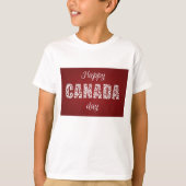 Happy Canada Day T-Shirt (Vorderseite)