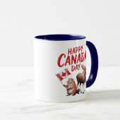 Happy Canada Day Tasse (VorderseiteRechts)