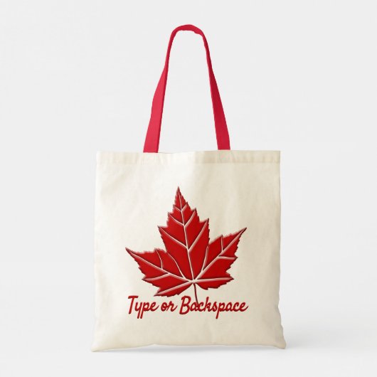 Happy Canada Day Tote Bag Custom Canada Bags Tragetasche (Rückseite)